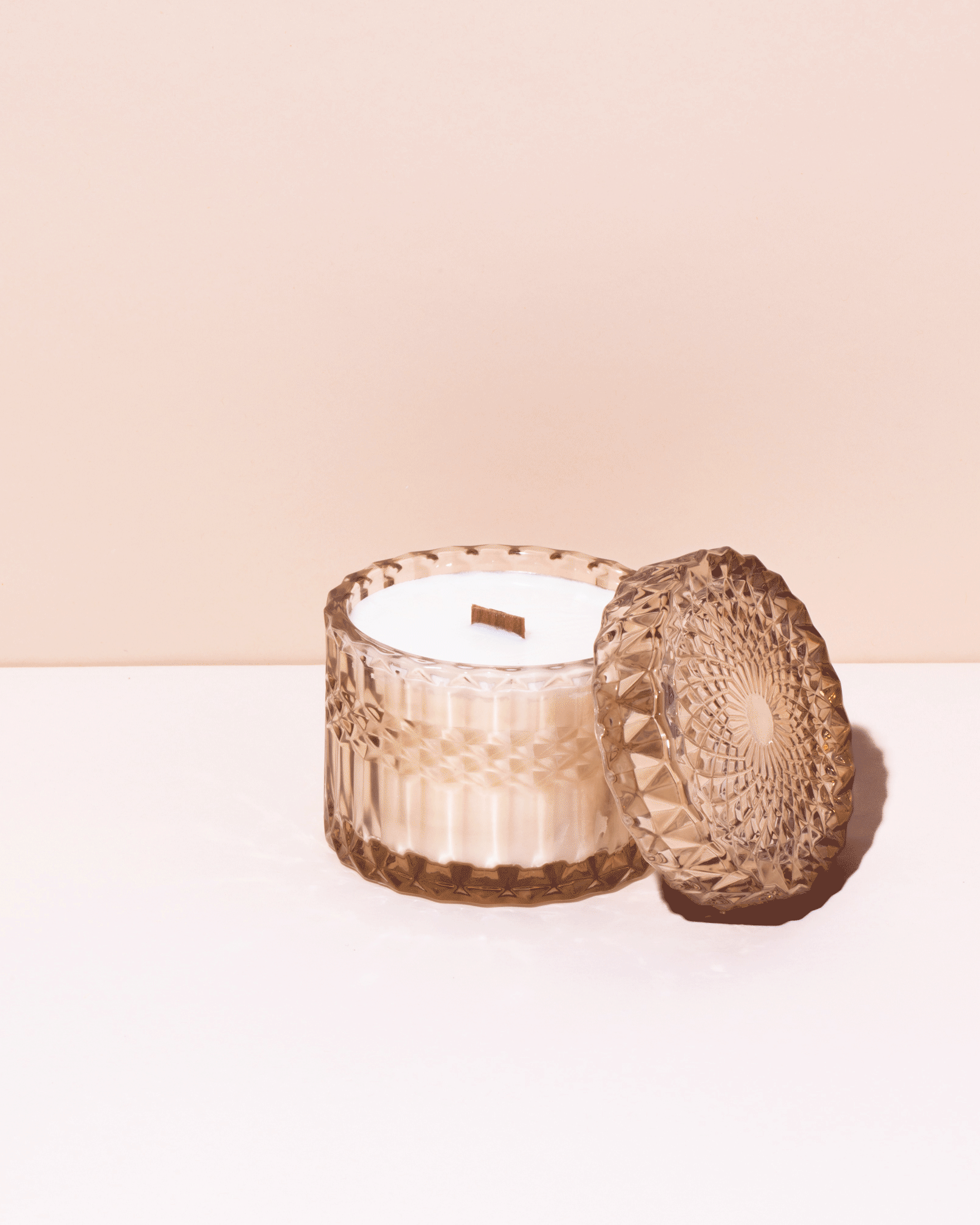 eco matte cream dust cover - wood wick