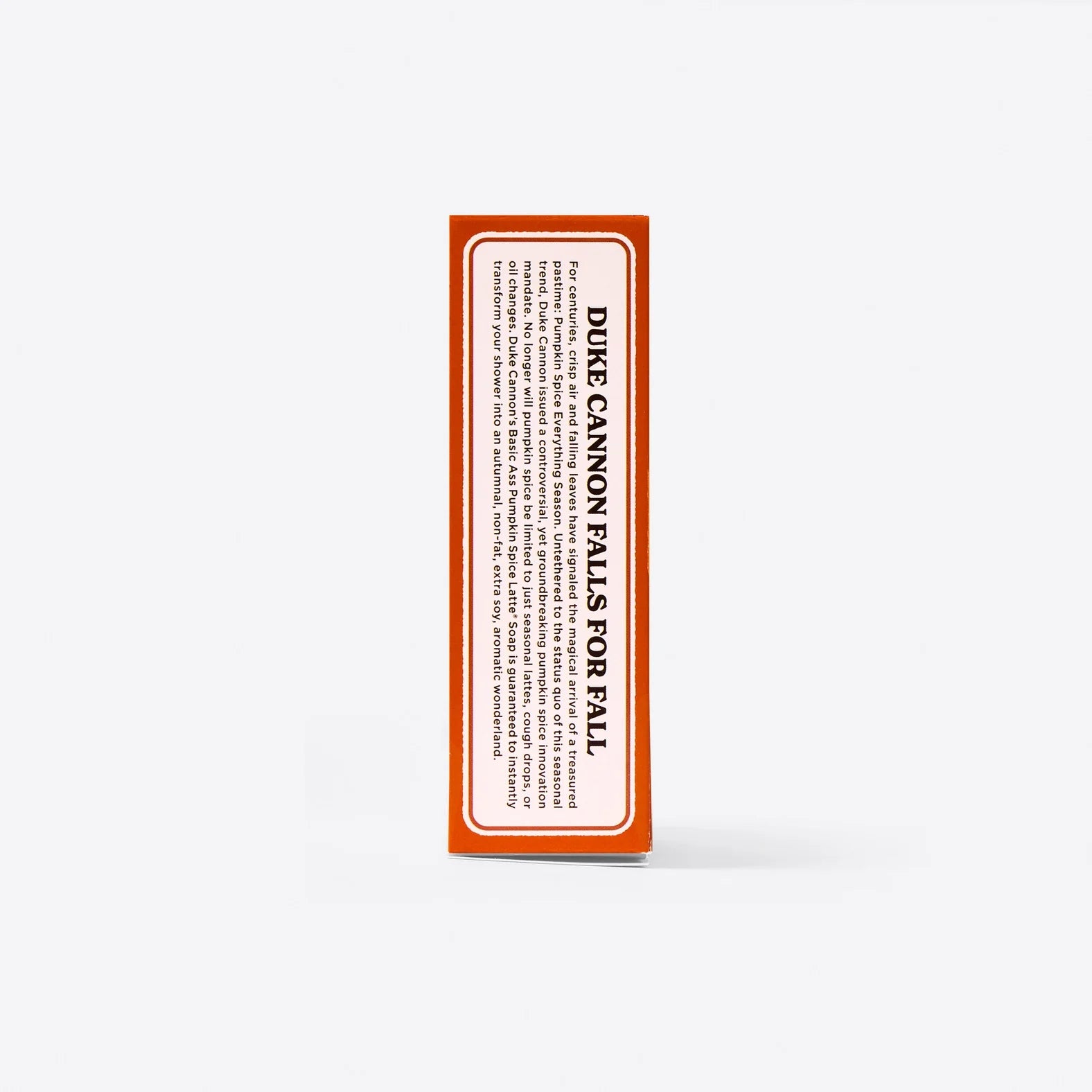 Pumpkin Spice Latte Brick of Soap | Duke Cannon