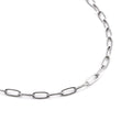 C400W B.Tiff 2 Clasps Oval Paperclip Link Chain Necklace/ 32"