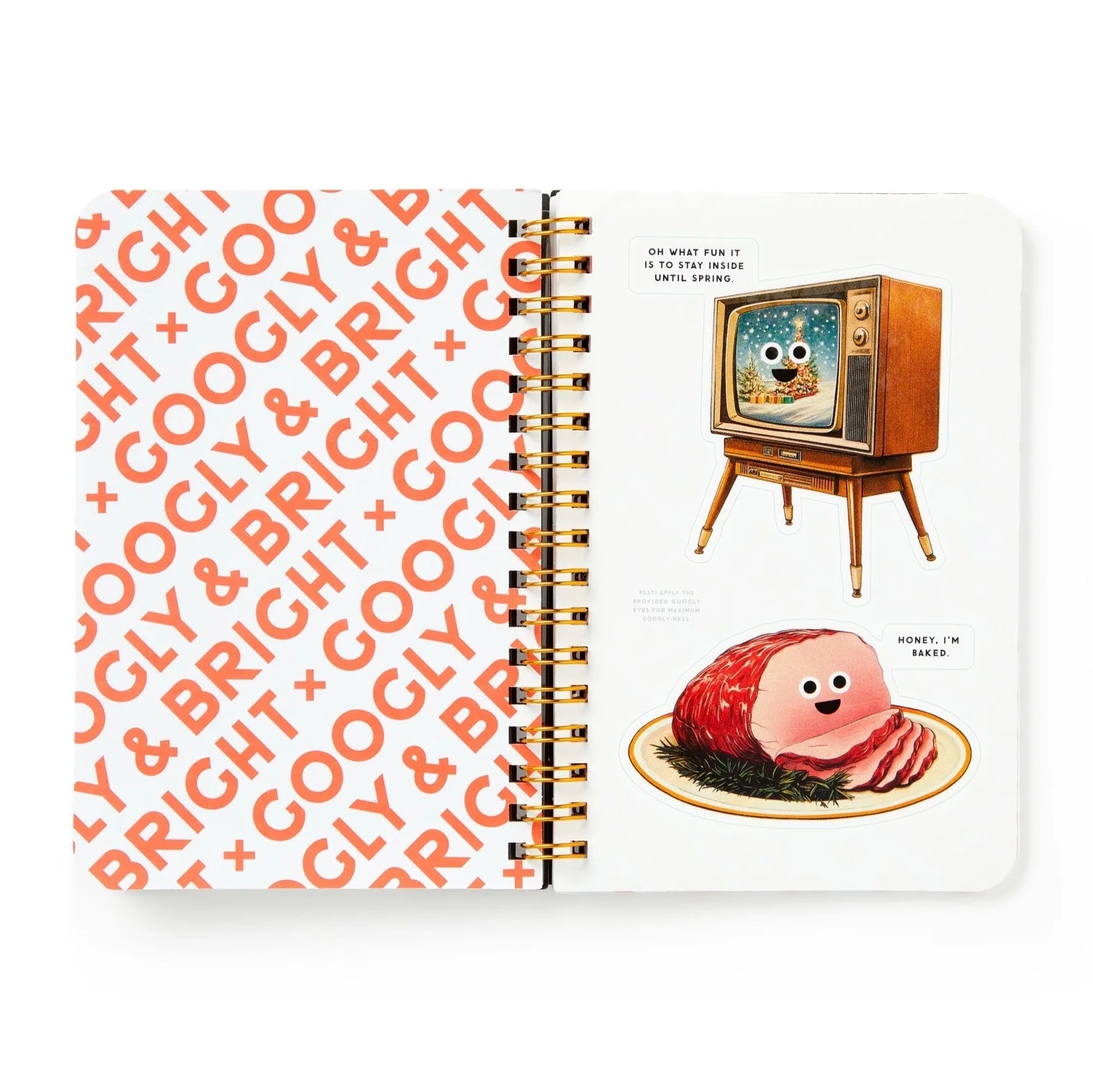 Googly & Bright Holiday Sticker Book