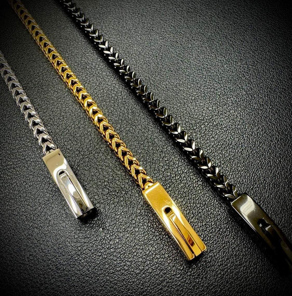 BG140W B.Tiff Franco Link Bracelet