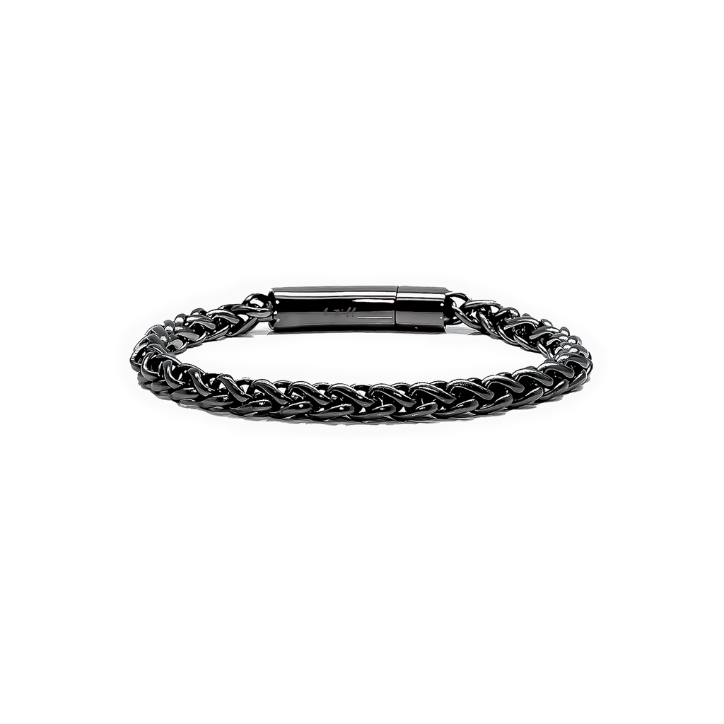 BG550GM B.Tiff Gun Metal Prince of Wales Chain Bracelet