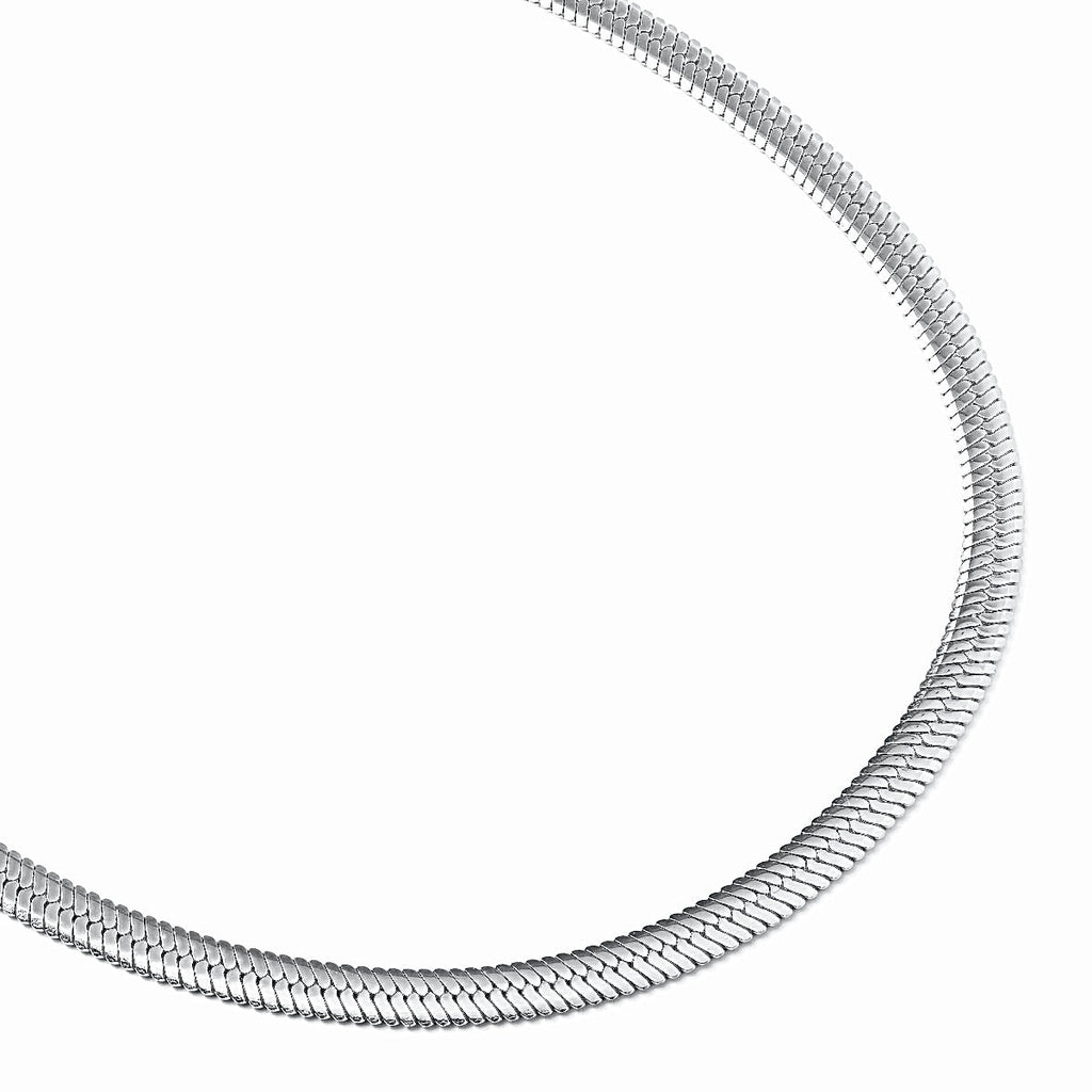 C004W B.Tiff Herringbone Chain Necklace/ 4mm
