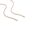 C030RG B.Tiff Rose Gold Coil Chain Necklace, 1.2mm/ 1.5mm (An exclusive clasp design)