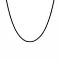 C060B B.Tiff Black Coil Chain Necklace/ 2mm Thick (An exclusive clasp design)
