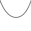 C062B B.Tiff Press Lock Black Coil Chain Necklace/ 2.5mm Thick