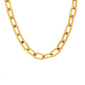 C200G B.Tiff High Polish Gold Paperclip Chain Necklace
