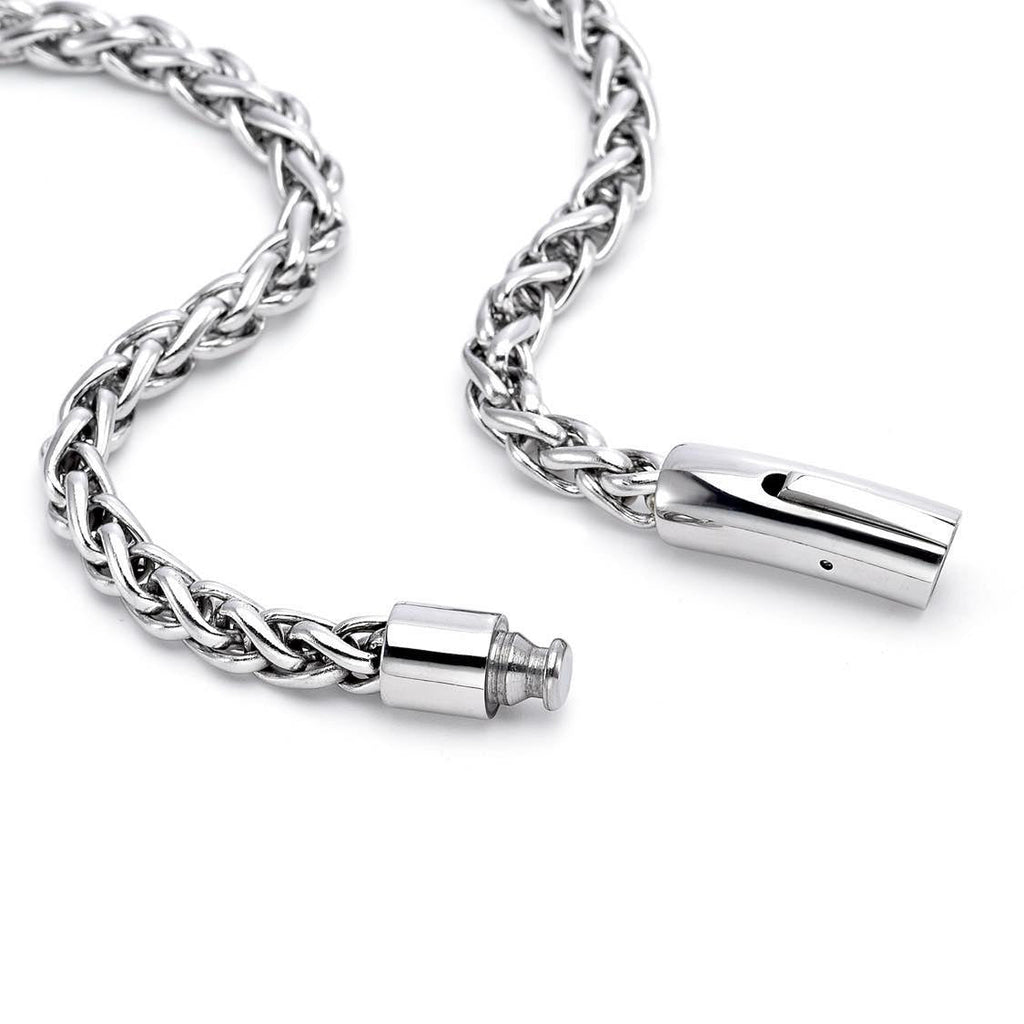 C550W B.Tiff French Braid Chain Necklace