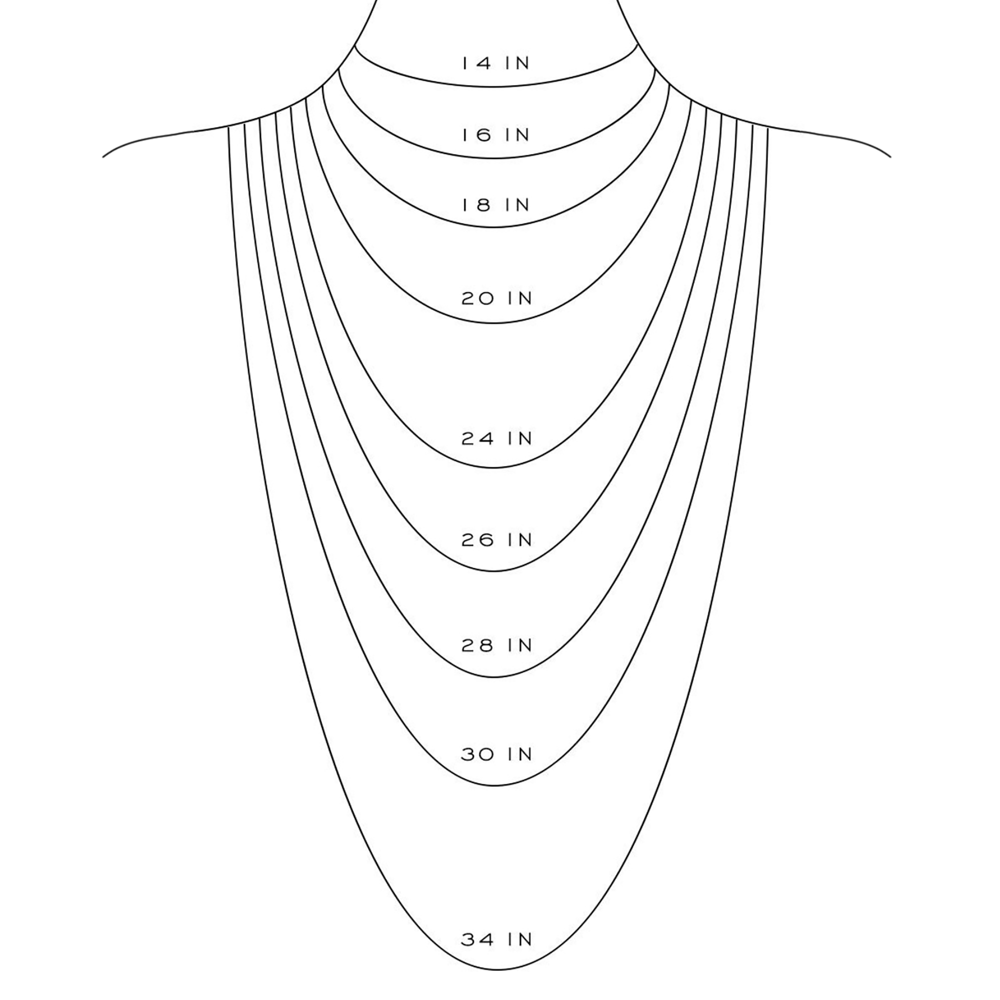 C030G B.Tiff Gold Coil Chain Necklace, 1.2mm/ 1.5mm (An exclusive clasp design)
