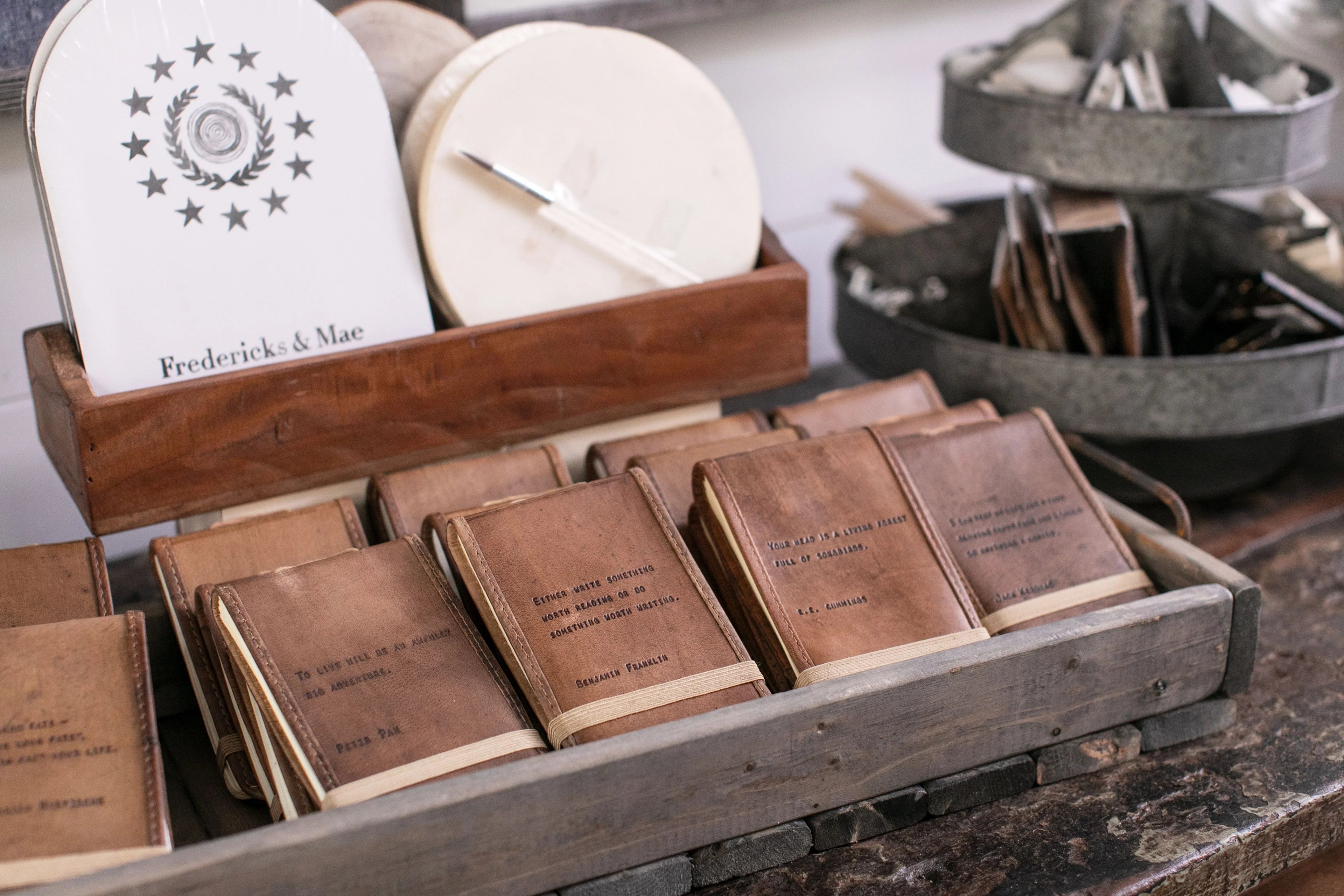 Mini Leather Journal –  It Was Written In The Stars