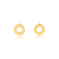 ER001G B.Tiff Gold Open Circle Stud Earrings