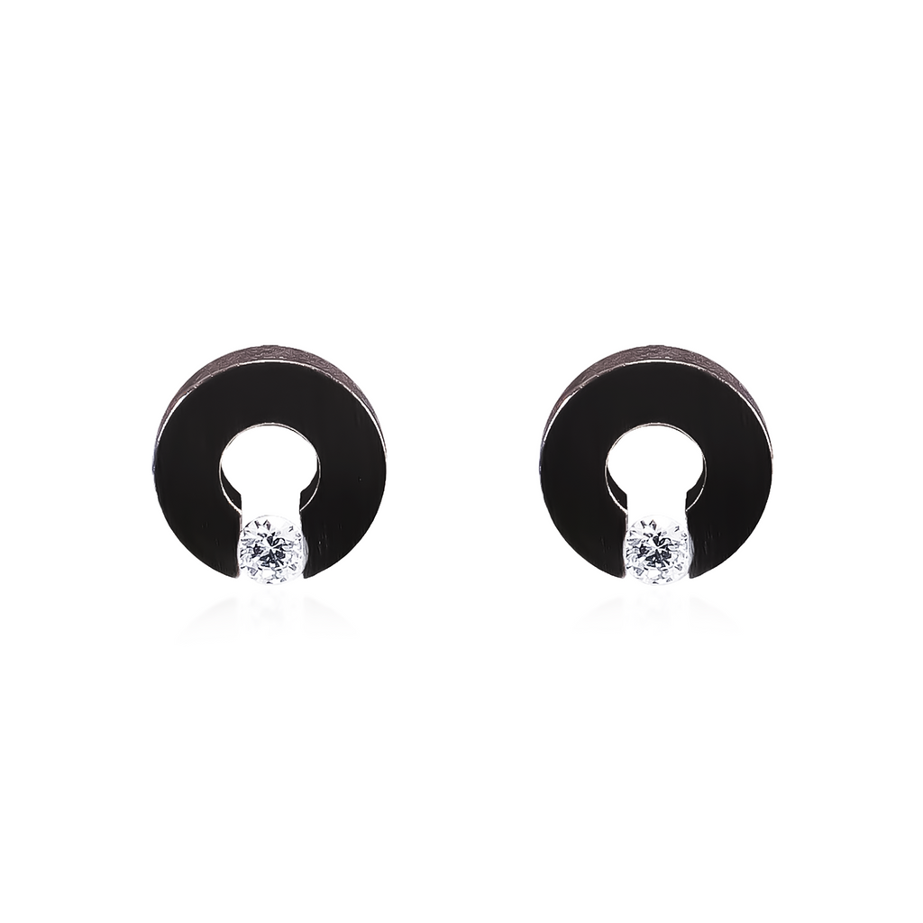 ER100B B.Tiff Black Malfinia Earrings