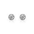 ER101B B.Tiff Black 1 ct Solitaire Stud Earrings