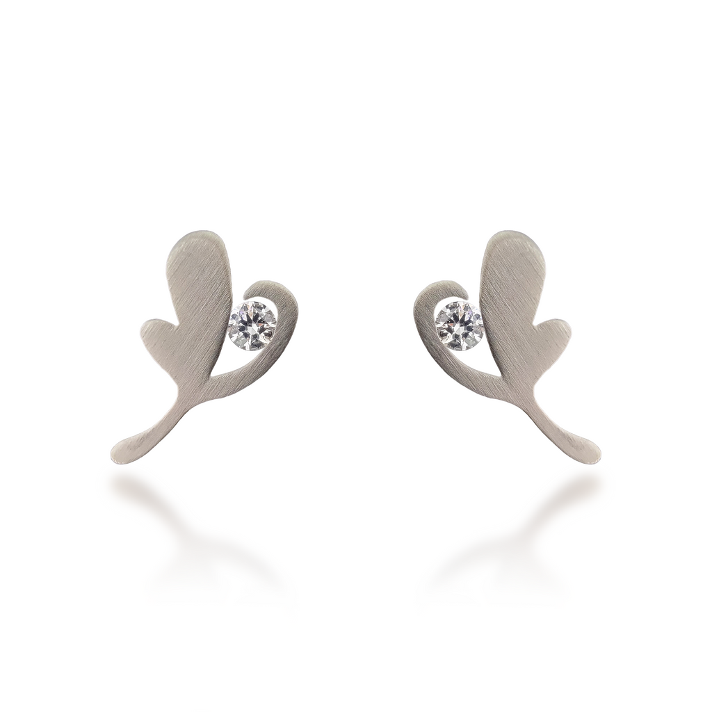 ER102W B.Tiff Lucky Clover Earrings
