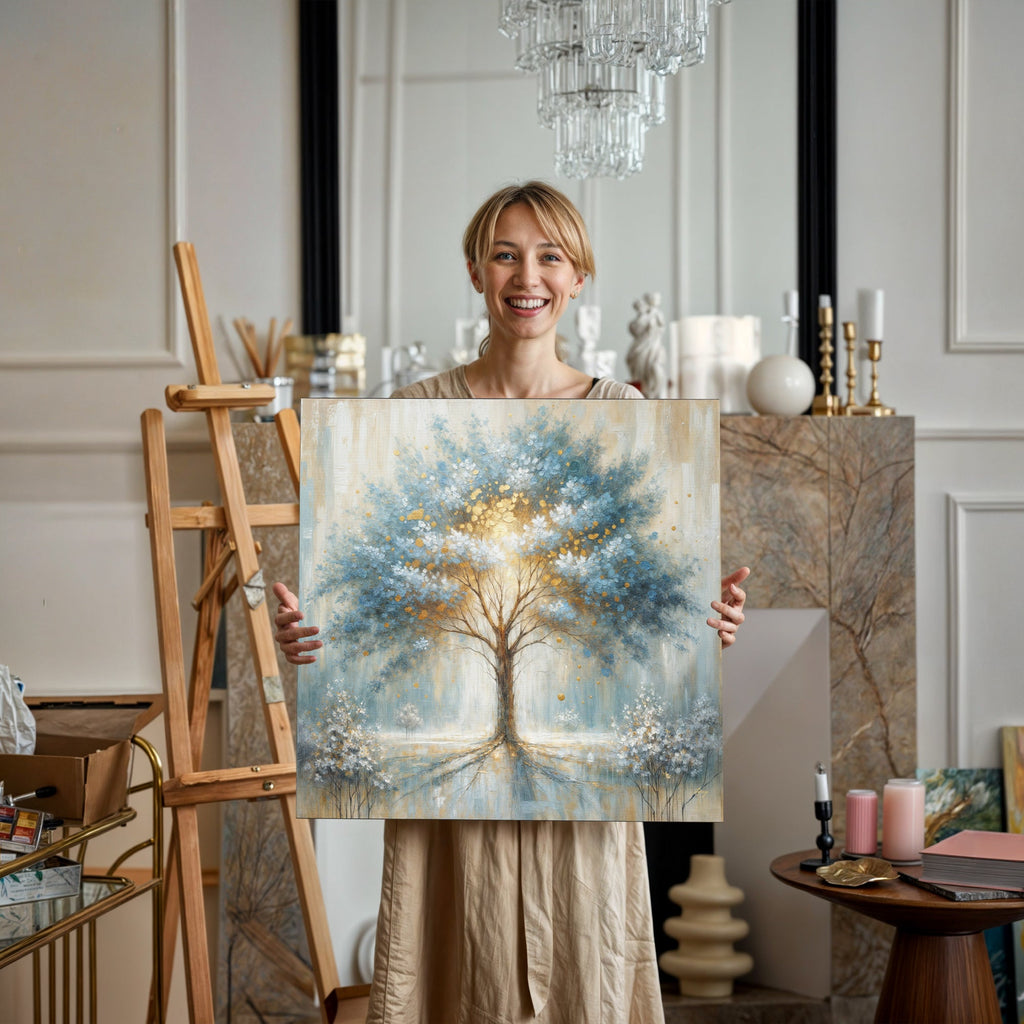 Canvas Print: "Ethereal Arboretum"