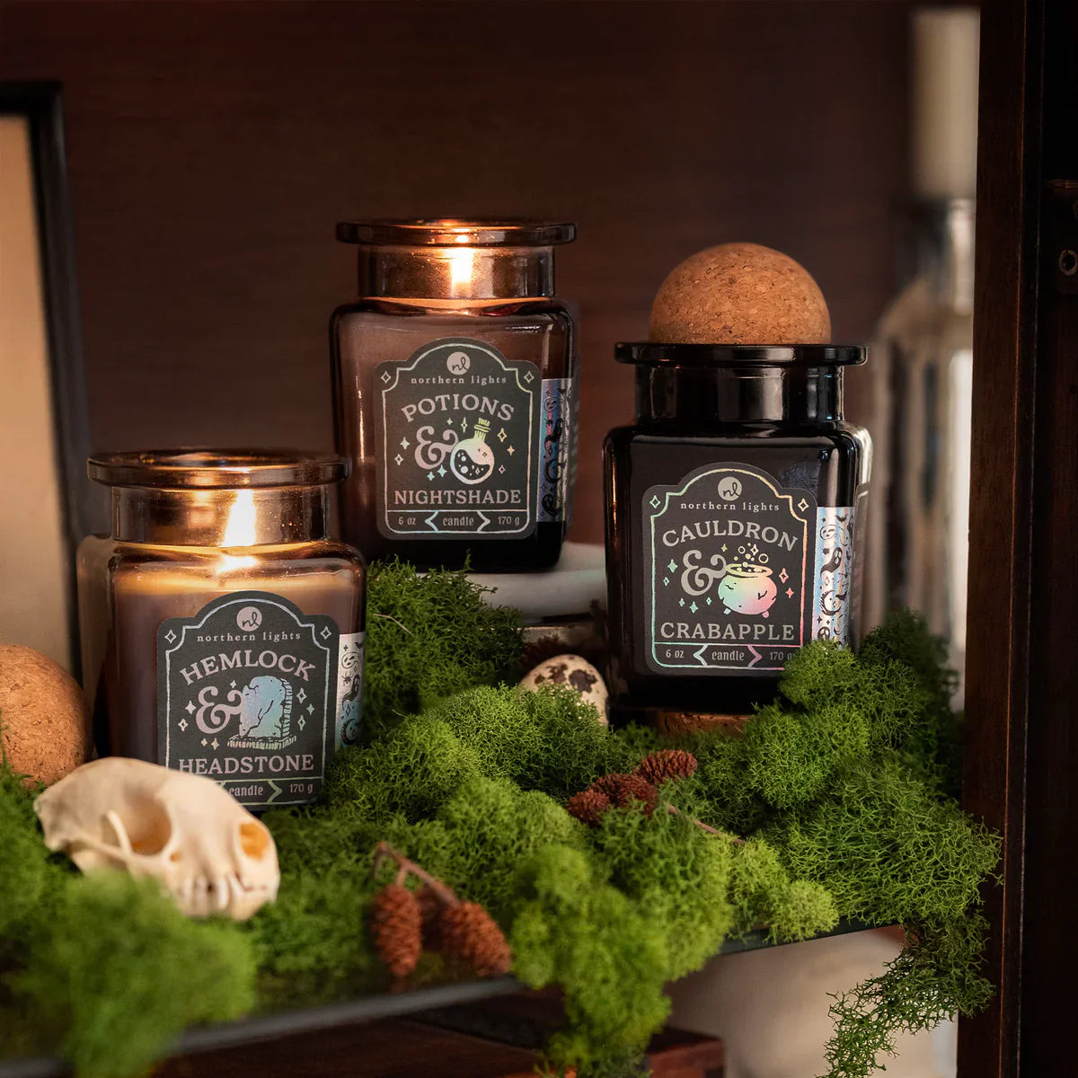 Hemlock & Headstone Soy Candle