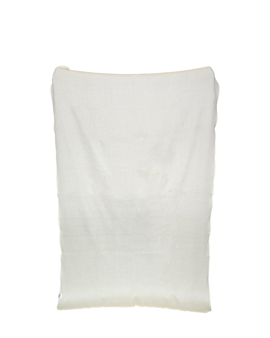 Reversible Alpaca Throw Blanket Handwoven From Ecuador - Daffodil & White - Kani Collection