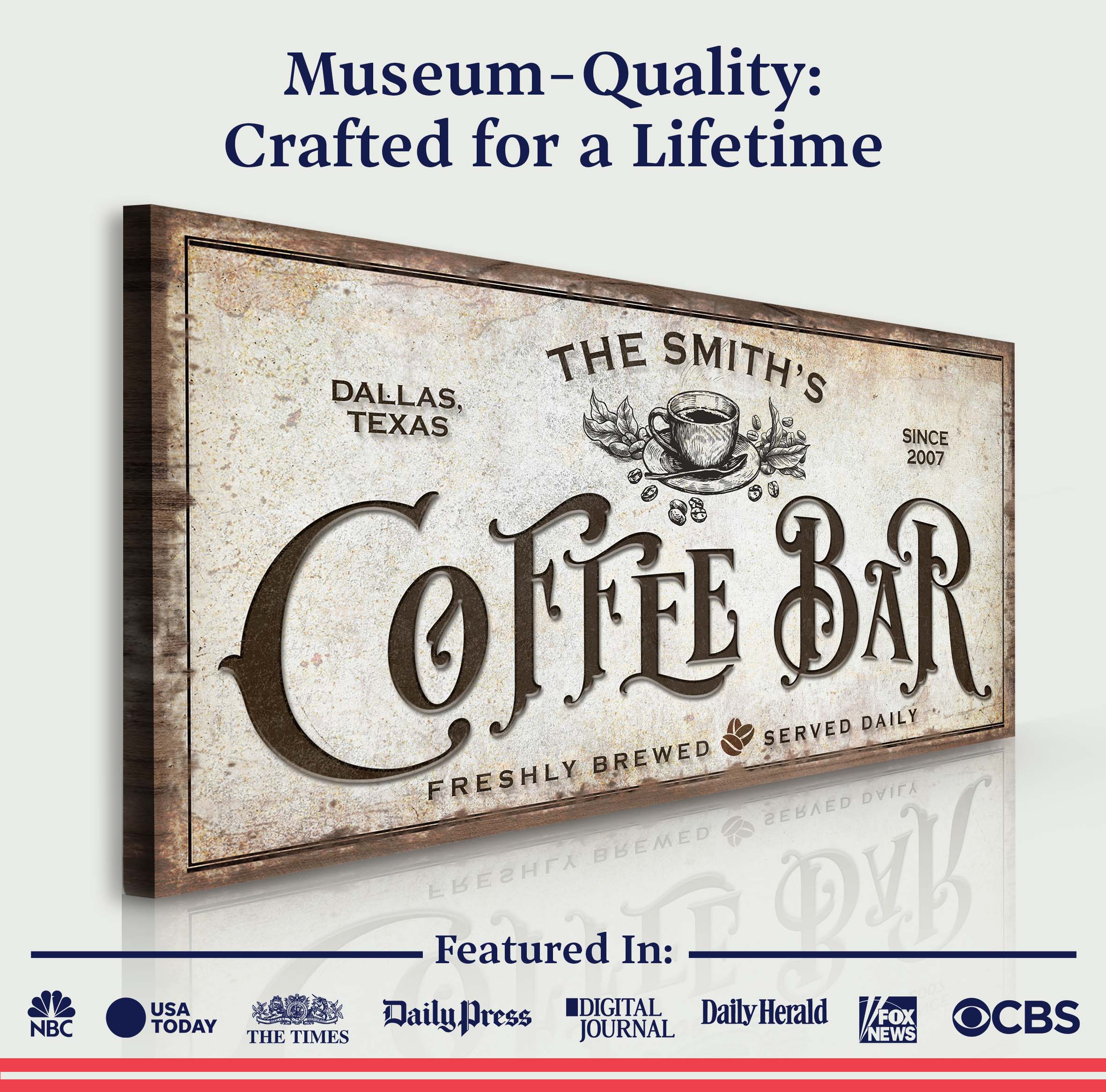 Coffee Bar Sign VII