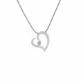 PT091W B.Tiff Steel Heart Pendant