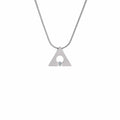 PT093W B.Tiff Triangle Pendant