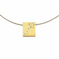 PT094G B.Tiff Gold Pavé Galaxie Pendant