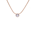 PT101RG B.Tiff Rose Gold 1 ct Solitaire Pendant