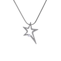 PT115W B.Tiff Shooting Star Pendant Necklace