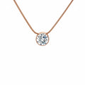 PT201RG B.Tiff Rose Gold 2 ct Solitaire Pendant