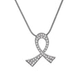PT204W B.Tiff Pavé Scarf Pendant Necklace