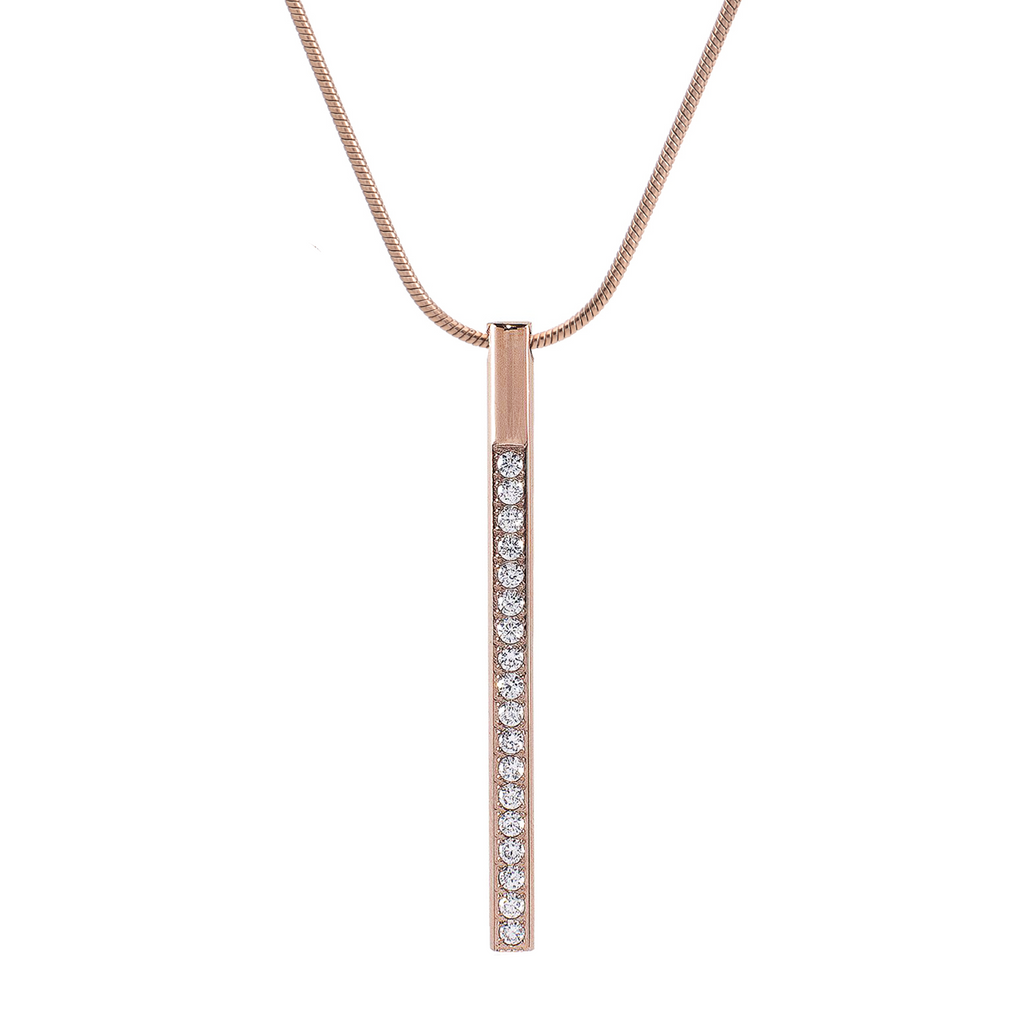 PT318RG B.Tiff Pave Bar Pendant
