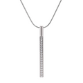 PT318W B.Tiff Pave Bar Pendant