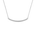 PT324W B.Tiff Mini "Smile" Adjustable Pendant Necklace