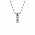 PT333W B.Tiff Hollowed Short Stick Pendant