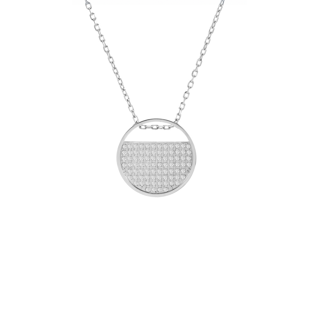 PT500W B.Tiff Pavé Lune Pendant