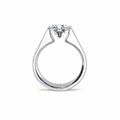 RG093MW B.Tiff 2 ct Moissanite Round Solitaire Engagement Ring