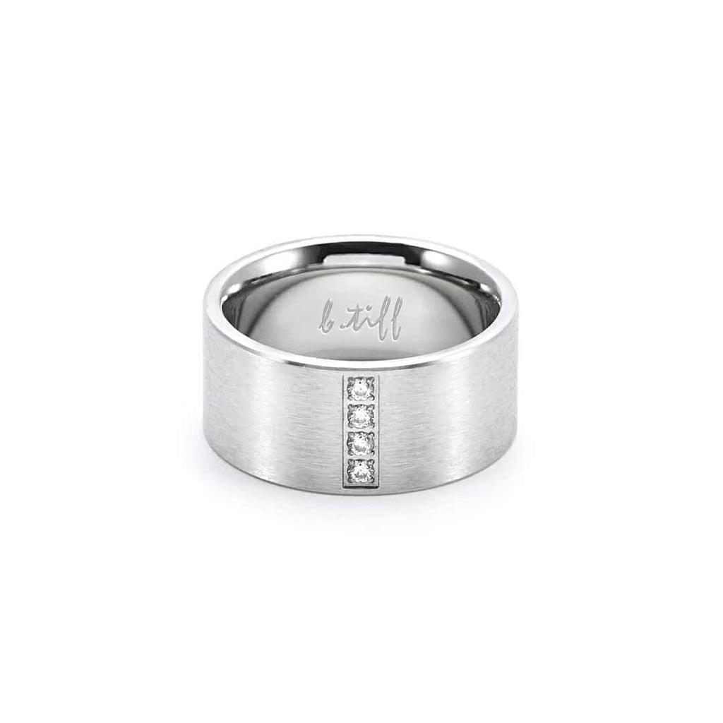 RG223W B.Tiff 4-Stone Wide Ring [Wide Band]