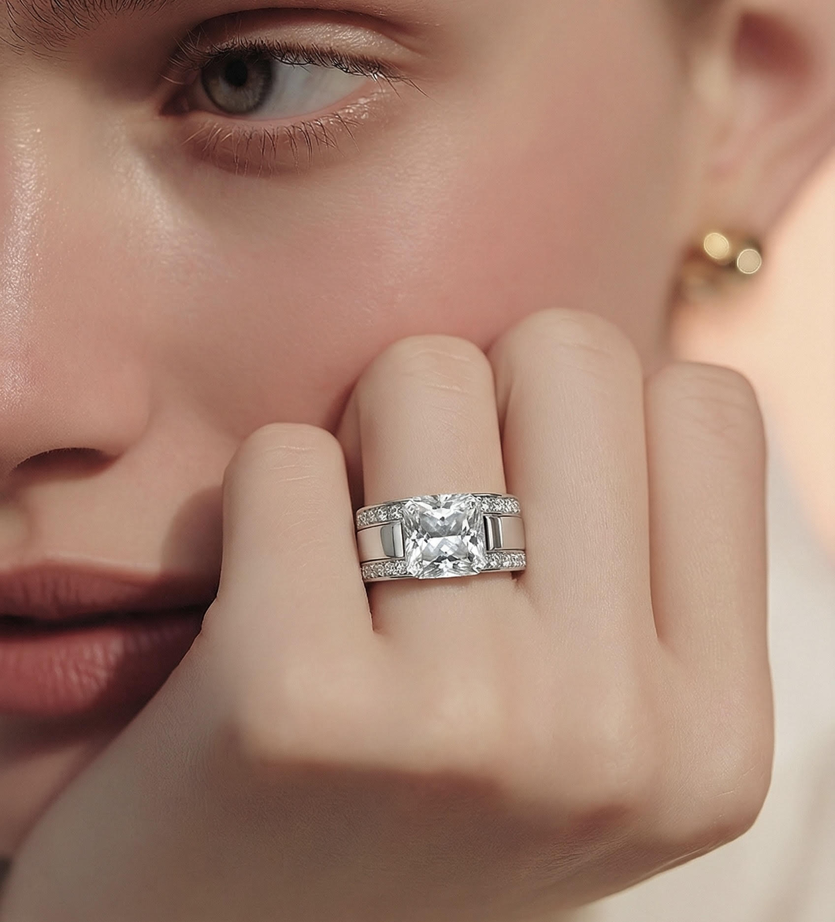 RG228W B.Tiff 2 ct Cushion Cut Engagement Ring
