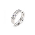 RG608W B.Tiff "Amikoj" 1/3 ct Emerald Cut Ring