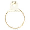 Mini Metal Stacking Bracelet | Gold Ball Beads