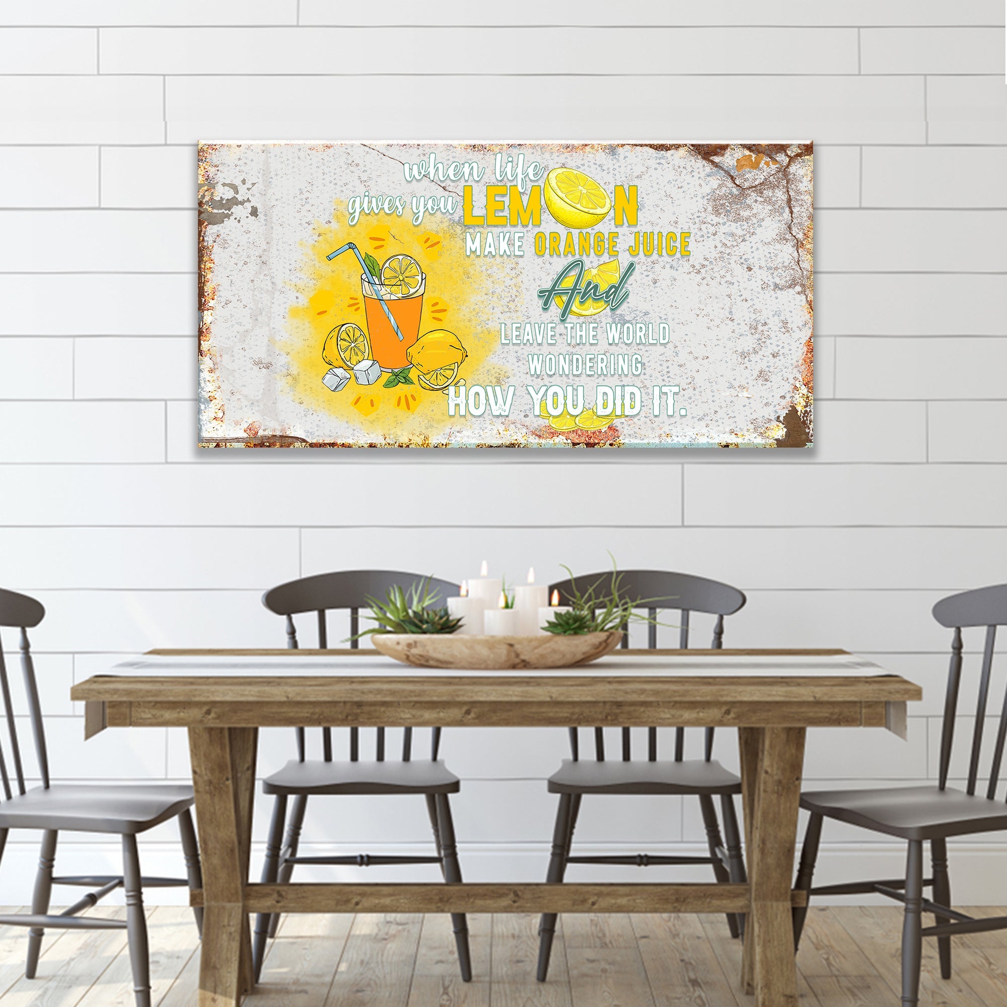 Life And Lemons Sign