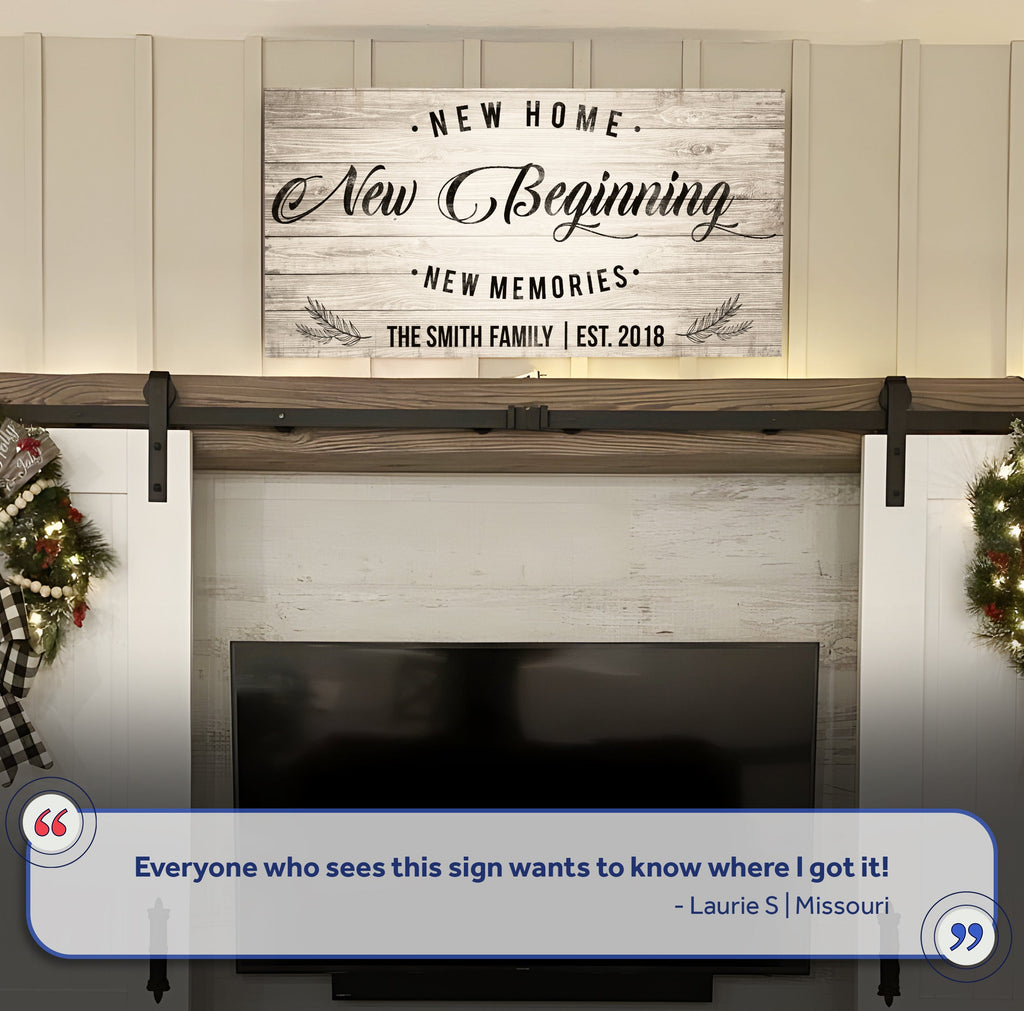 New Home Sign