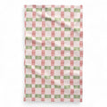 Be Merry Plaid Geometry Tea Towel