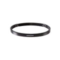 BG309B B.Tiff Black 9-Stone Pave Bangle Bracelet
