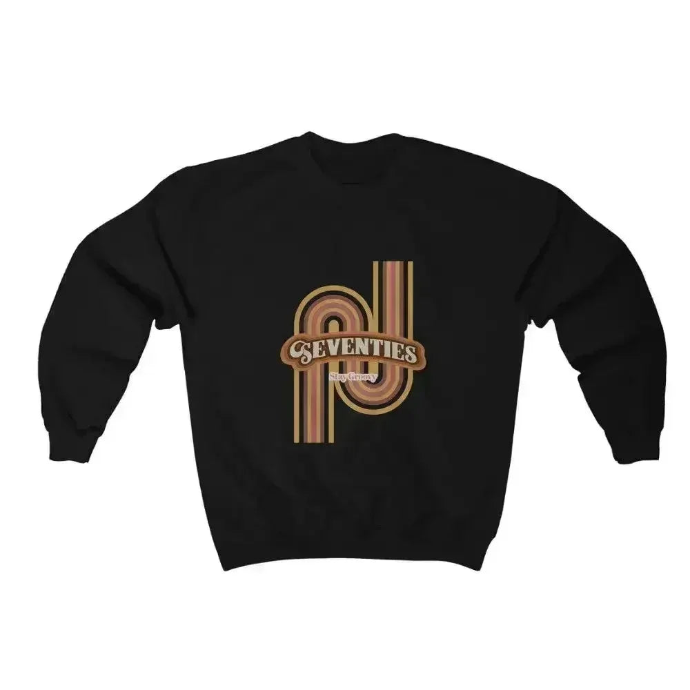 70's Retro Sweatshirt - Vintage Loose Fit Crewneck | Femstylo