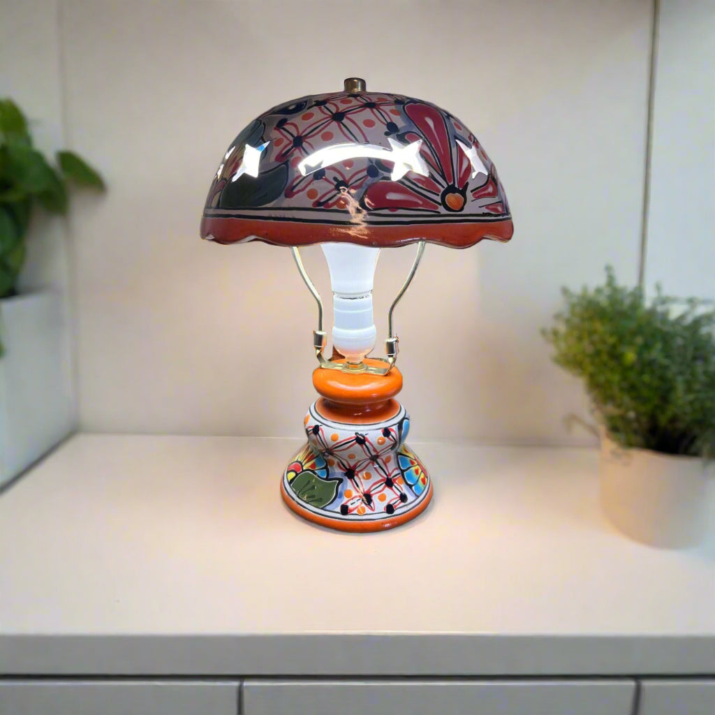 Talavera Table Lamp | Colorful Hand-Painted Mexican Ceramic Light