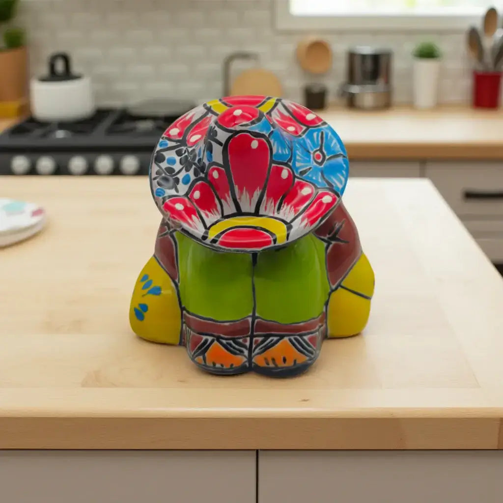 Talavera Panchito Figurine | Handmade Mexican Pottery