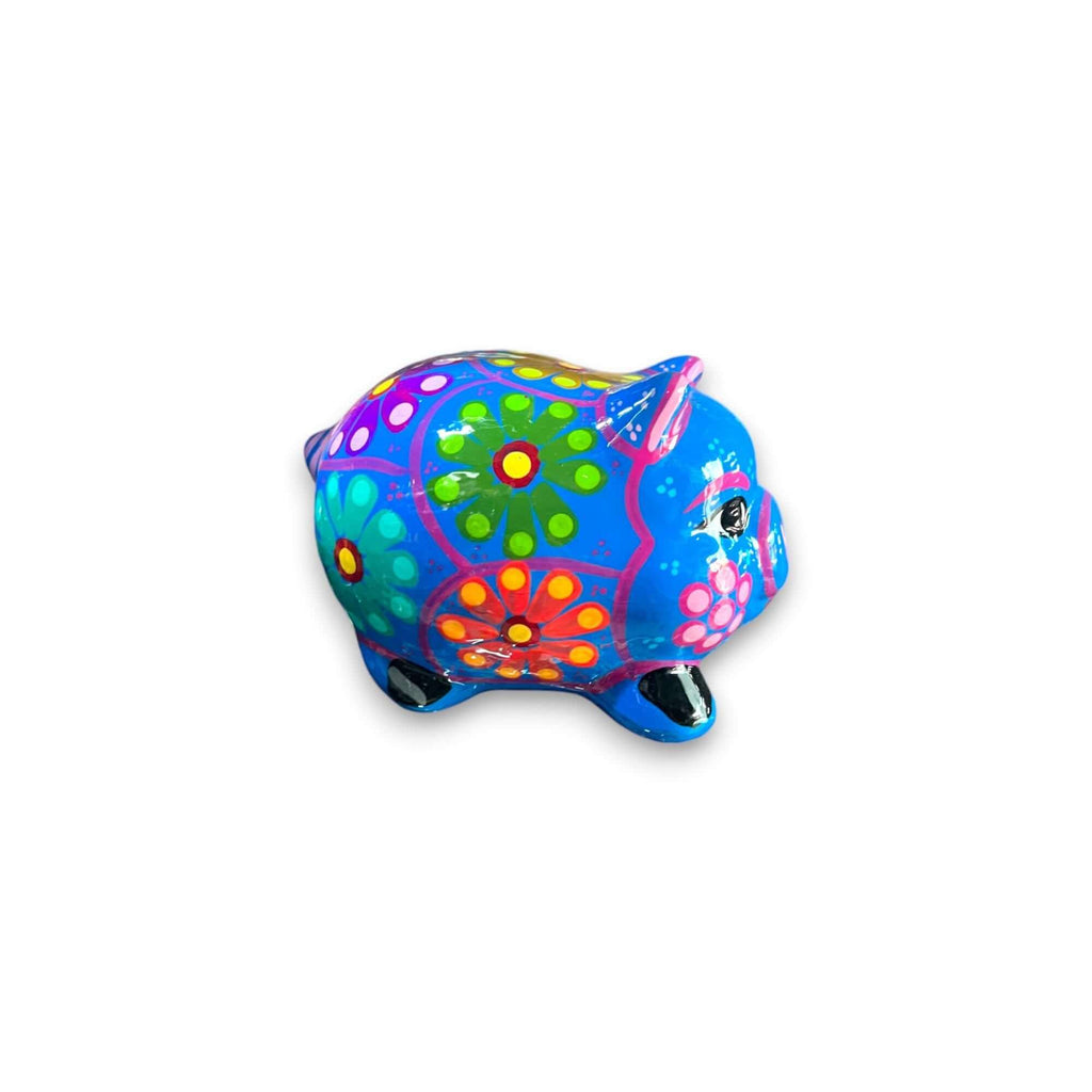 Handmade Guerrero Piggy Bank | Mexican Painted Coin Bank