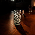 Mexican Double Shot Glass | Artisanal Black & White Confetti Design