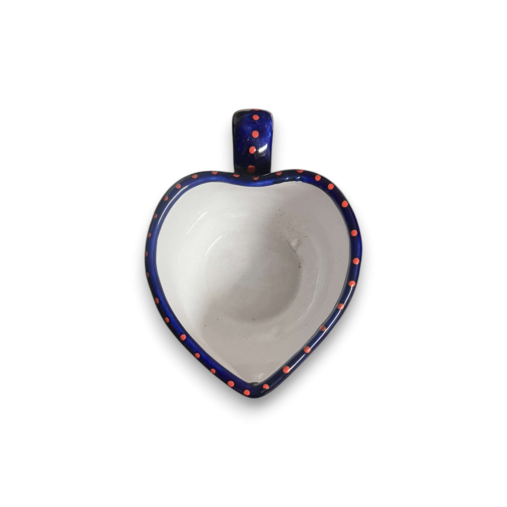 Colorful Talavera Heart Mug | Handmade Mexican Pottery Cup