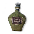 Love Potion Bottle Shaped Embroidered Pillow